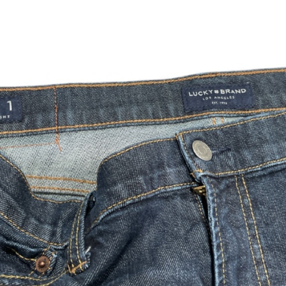 Luck Brand Men's 221 Straight Blue Jeans Size 36/32 - Picture 2 of 4